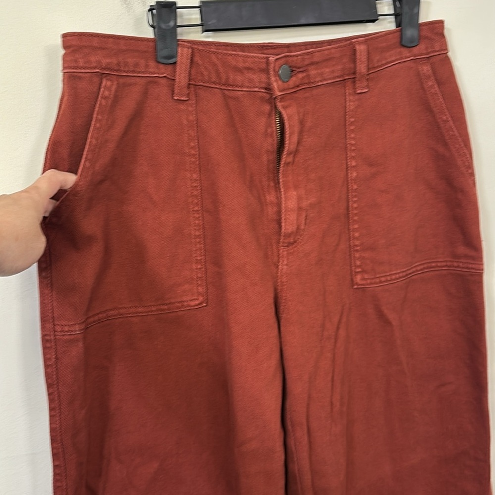 Universal Thread Rust Wide Leg Pants - Picture 5 of 11